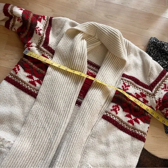 MARINE LAYER Brooklyn Printed Shawl Collar Cardigan Size XS - Picture 7 of 8